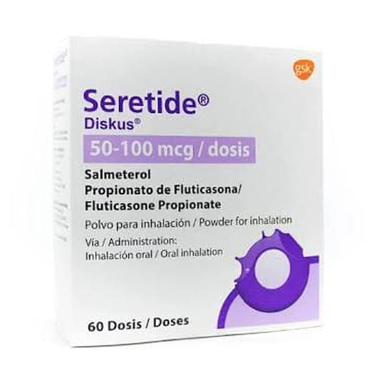 SERETIDE DISKUS 50/100MCG - Pack Size X 1 - Khalid Pharmacy | Online ...