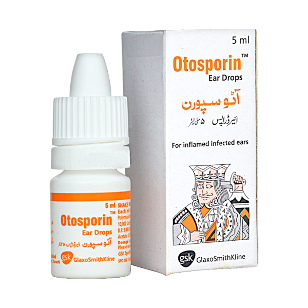 OTOSPORIN EAR DROPS 5ML Pack Size X 1 Khalid Pharmacy Online Pharmacy in Lahore, Pakistan