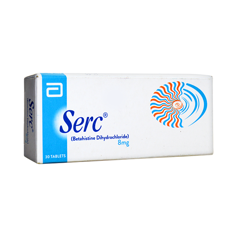 SERC 8MG TAB - Pack Size X 30 - Khalid Pharmacy | Online Pharmacy In ...