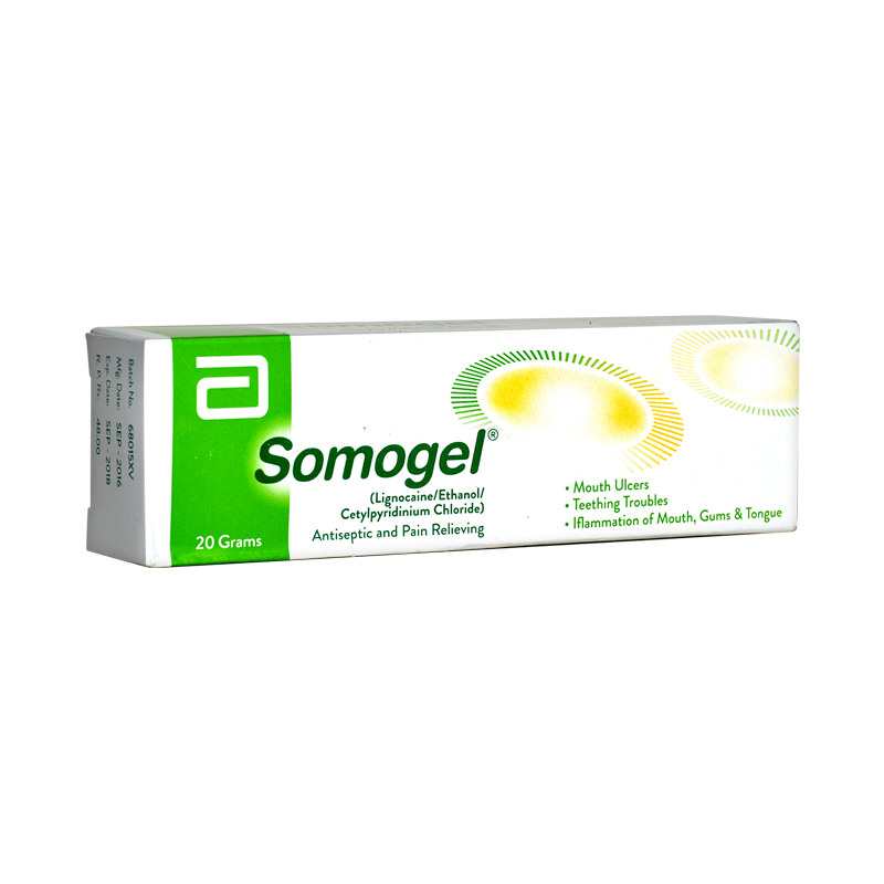 Somogel for mouth ulcers