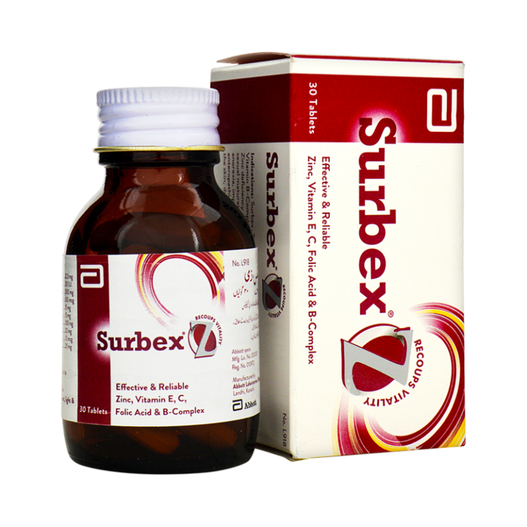 SURBEX Z TAB 1X30 Pack Size X 1 Khalid Pharmacy Online Pharmacy