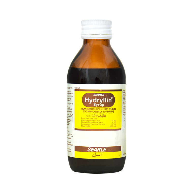 HYDRYLLIN 120ML SYP Pack Size X 1 Khalid Pharmacy Online Pharmacy in Lahore, Pakistan