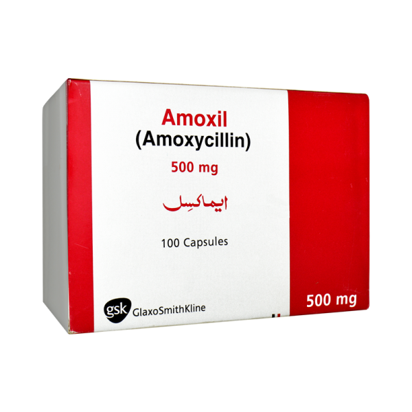 AMOXIL 500MG CAP - Pack Size X 100 - Khalid Pharmacy | Online Pharmacy ...