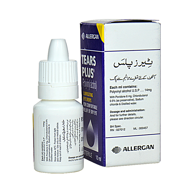 TEARS PLUS 10ML EYE DROPS - Pack Size X 1 - Khalid Pharmacy | Online