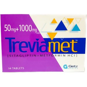 Treviamet 50mg/1000mg 14 Tablets
