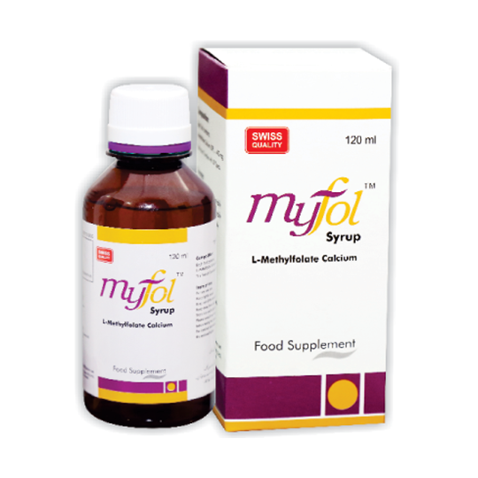 MYFOL SYRUP 120ML - Pack Size X 1 - Khalid Pharmacy | Online Pharmacy ...